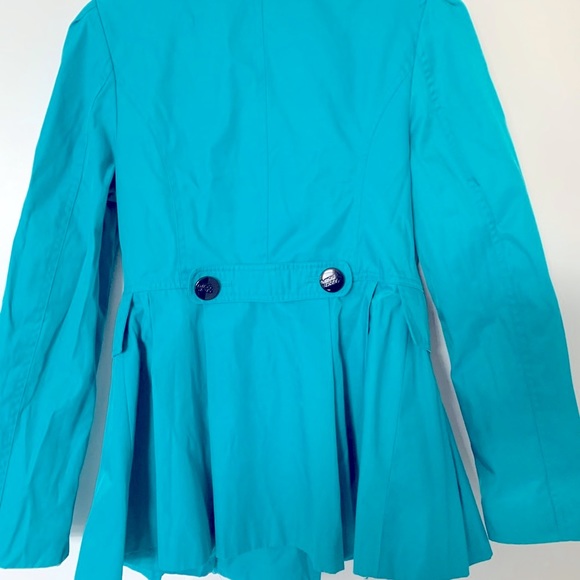 Miss Sixty turquoise trench coat - Picture 3 of 3
